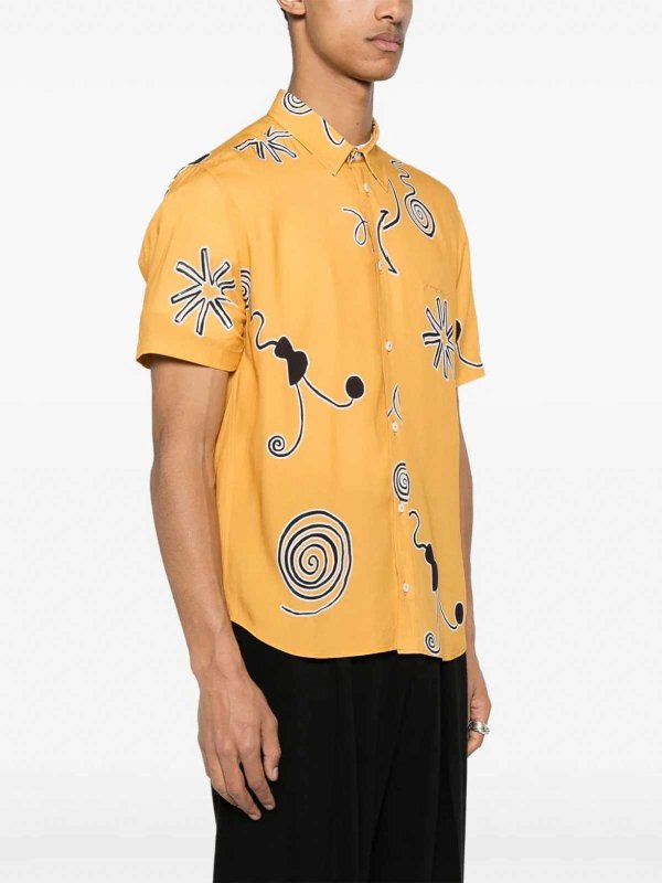 The Best Shops JACQUEMUS: shirts - Melo Spiral-Print Shirt
