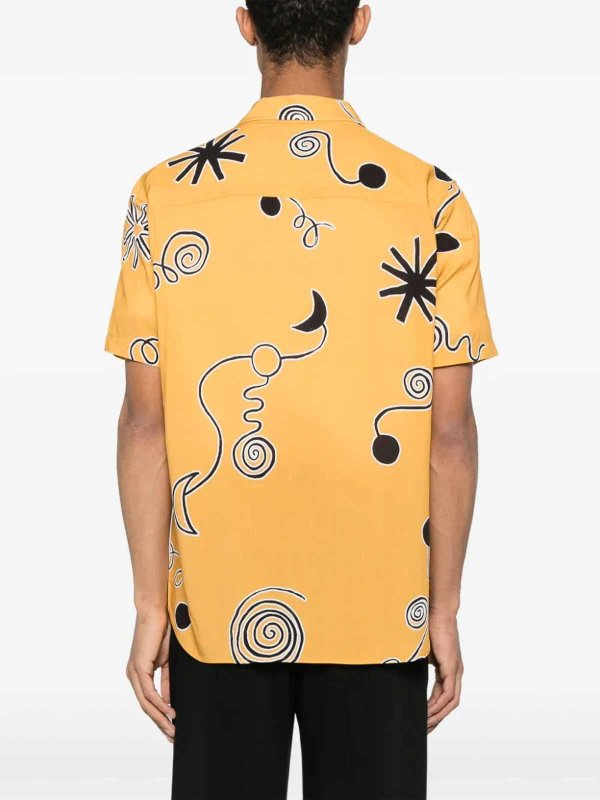 Melo Spiral-Print Shirt shop online: JACQUEMUS