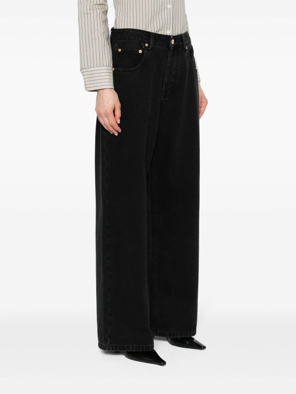 The Best Shops JACQUEMUS: Bootcut - Bootcut Jeans - Schwarz