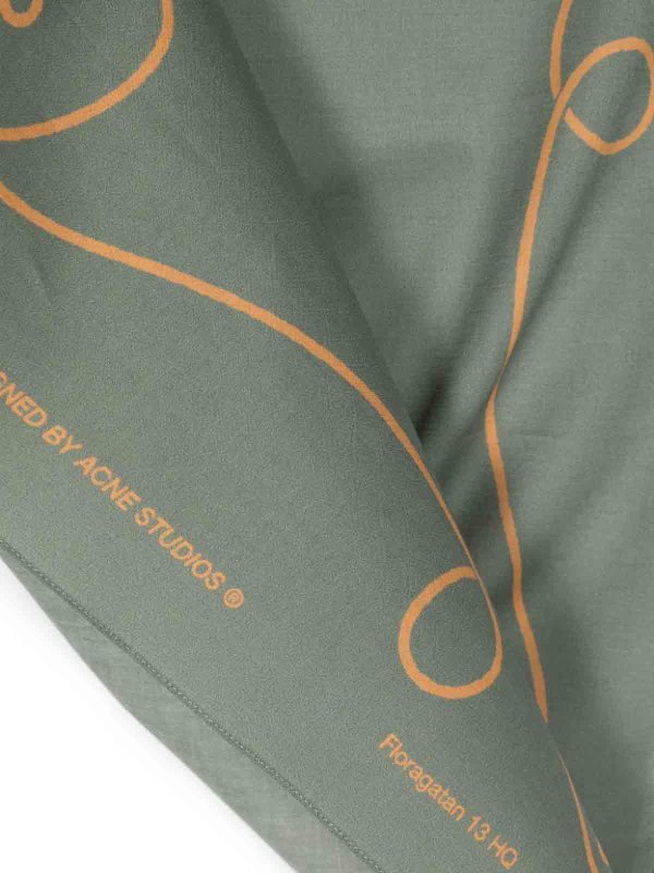 Acne Studios: scarves online - Logo Scarf