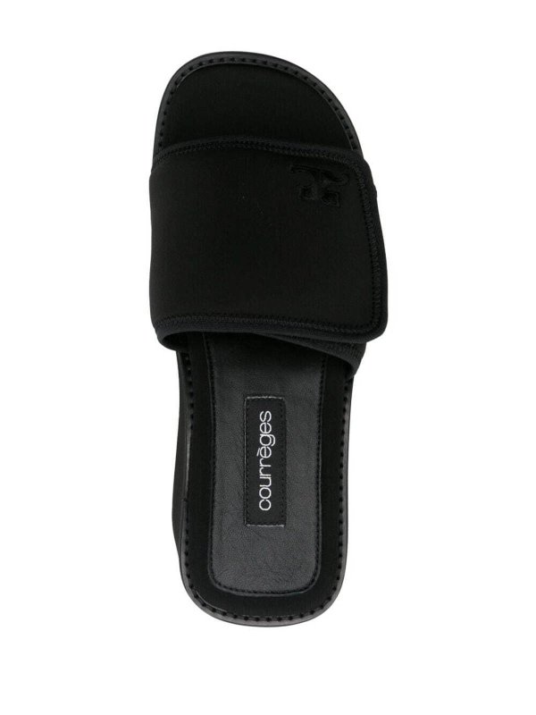 Scuba Wave Slip-On Sandals shop online: Courreges