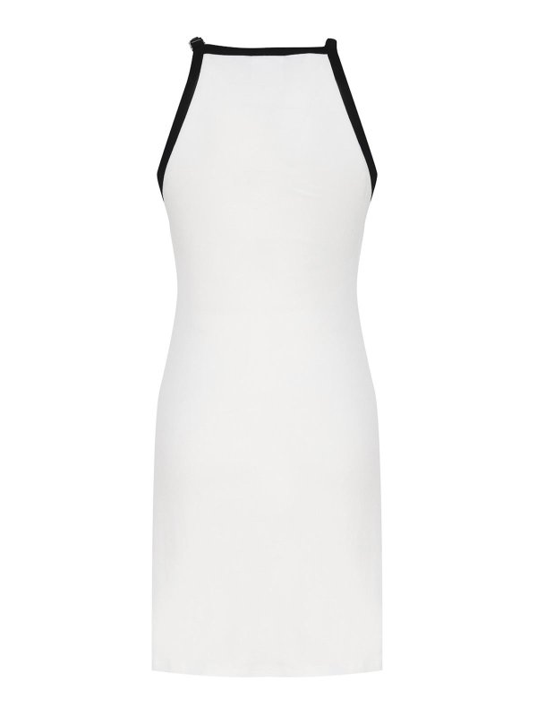 Courreges: Knielange Kleider online - Knielanges Kleid - Weiß