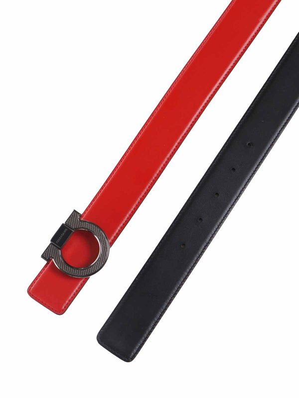 FERRAGAMO: Ceintures online - Ceinture - Rouge