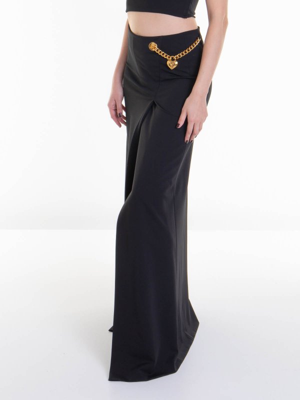 MOSCHINO: Knielange und Midi Röcke online - Midirock - Schwarz