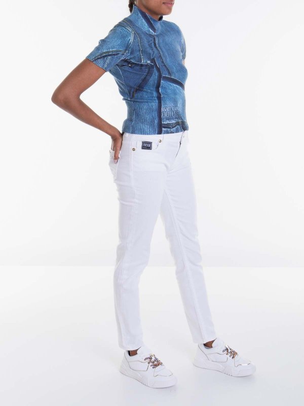 Versace Jeans Couture: クルーネック online - クルーネック - デニム