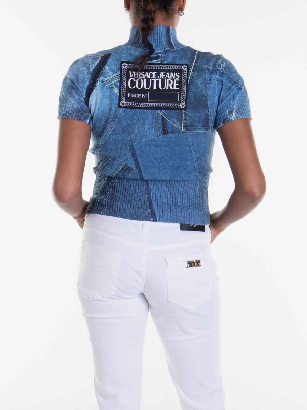 クルーネック - デニム shop online: Versace Jeans Couture