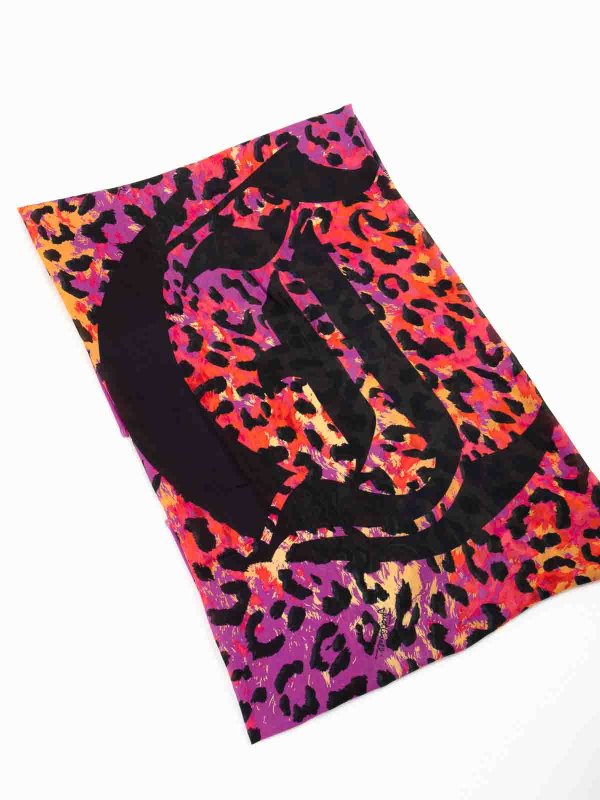 The Best Shops JUST CAVALLI: sciarpe e foulard - Sciarpa con maxi logo