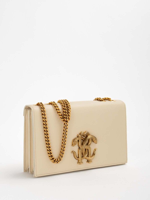 ROBERTO CAVALLI: Schultertaschen online - Schultertasche - Beige