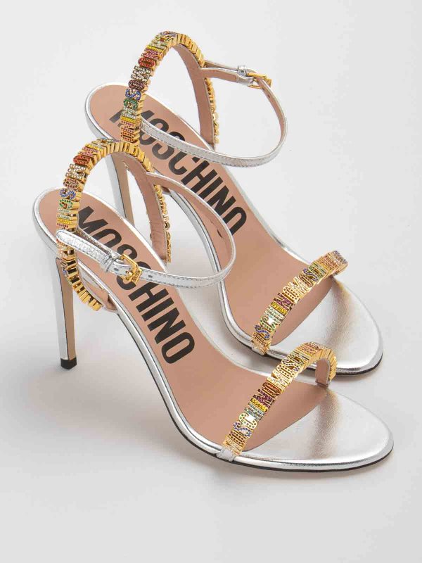 MOSCHINO: Sandales online - Sandales - Argent