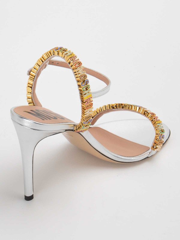 The Best Shops MOSCHINO: Sandales - Sandales - Argent