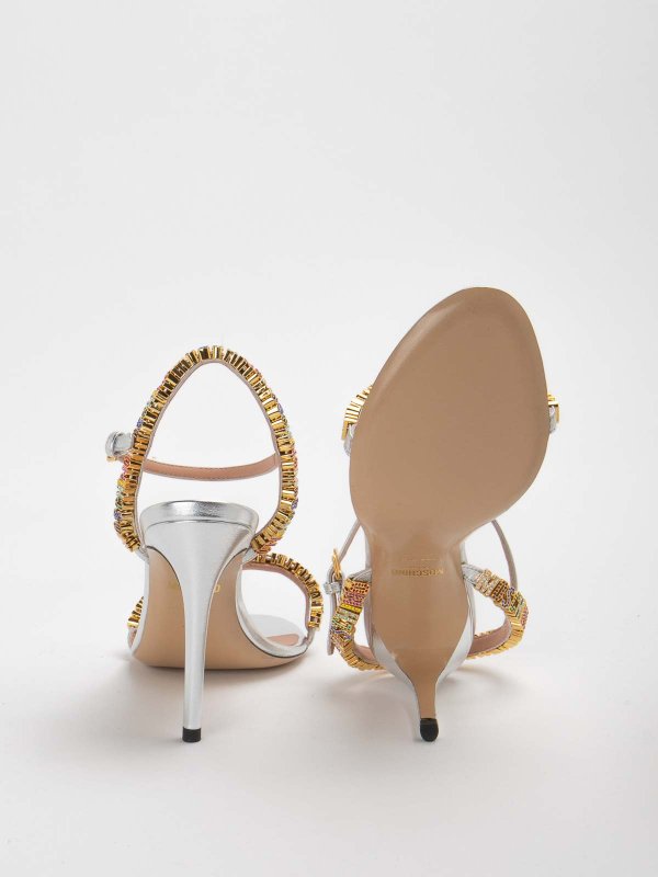 Sandales - Argent shop online: MOSCHINO