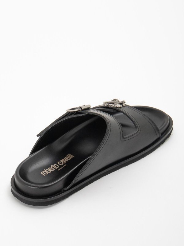 The Best Shops ROBERTO CAVALLI: sandals - Logo sandals