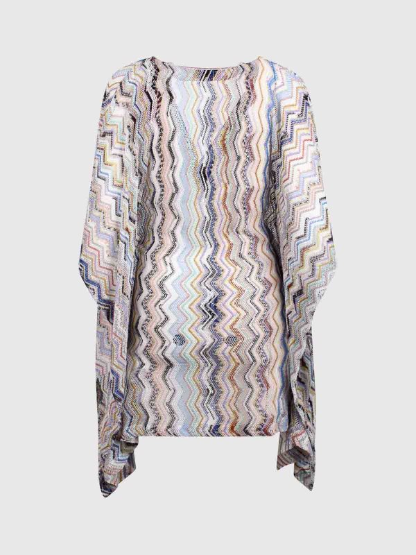 MISSONI: tunics online - Caftan with V-neck