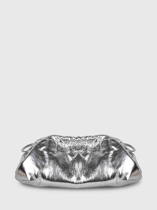 ZILLA: clutches online - Mirror Effect Silver Clutch Bag