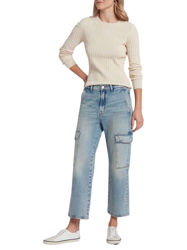 7 FOR ALL MANKIND: bootcut jeans online - Cargo Logan Frost