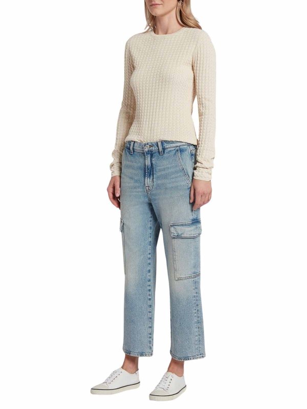 The Best Shops 7 FOR ALL MANKIND: bootcut jeans - Cargo Logan Frost