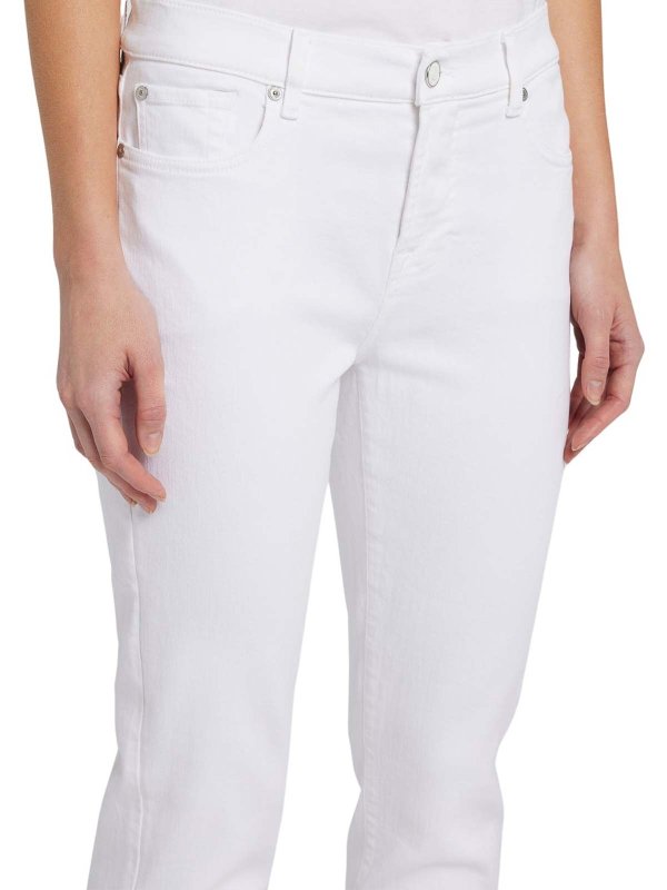 The Best Shops 7 FOR ALL MANKIND: Bootcut Jeans - Weiß