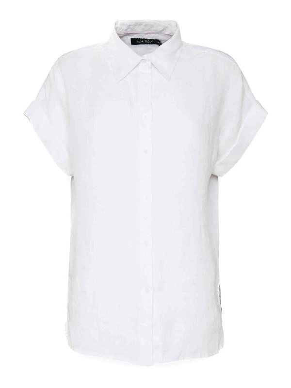 LAUREN RALPH LAUREN: シャツ - シャツ - 白