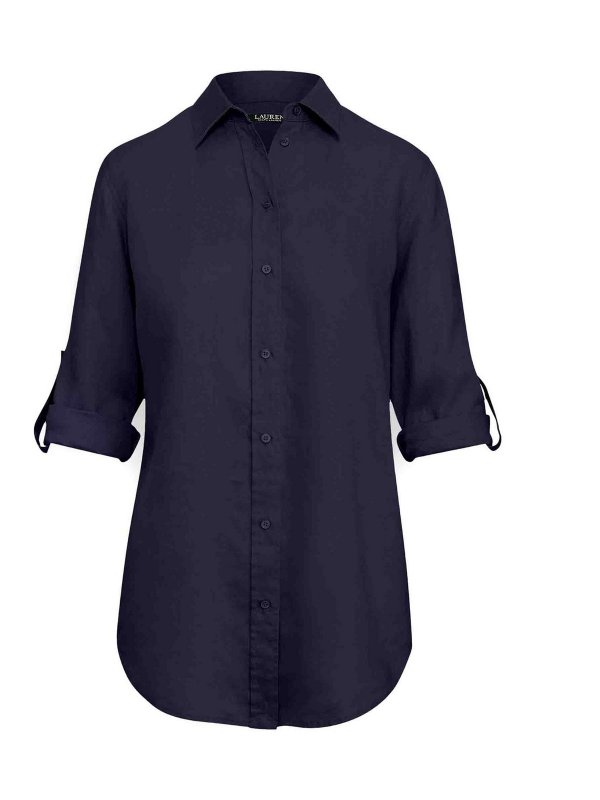 LAUREN RALPH LAUREN: Chemises - Chemise - Bleu Foncé