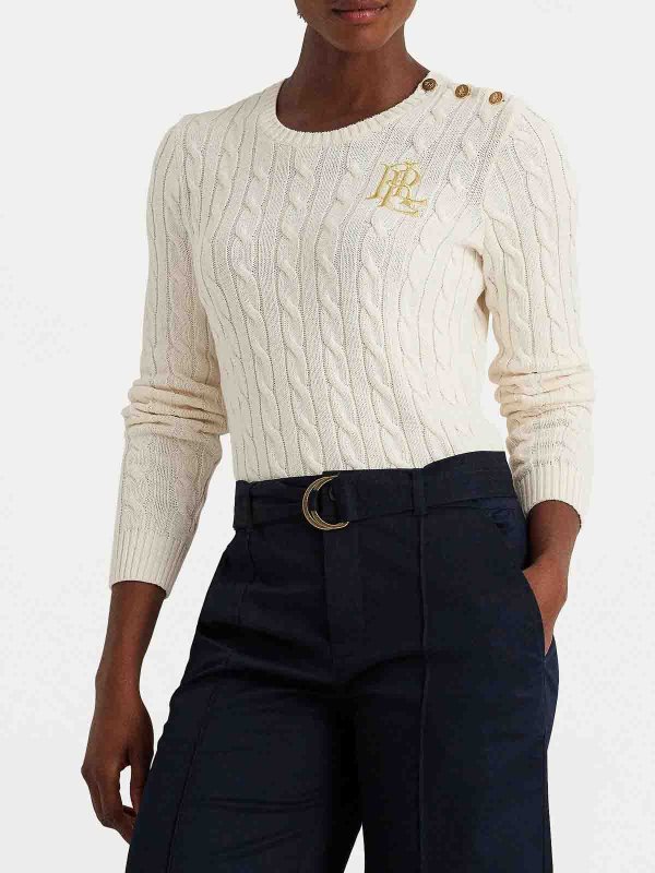 LAUREN RALPH LAUREN: boat necks online - Montiva Long Sleeve Pullover