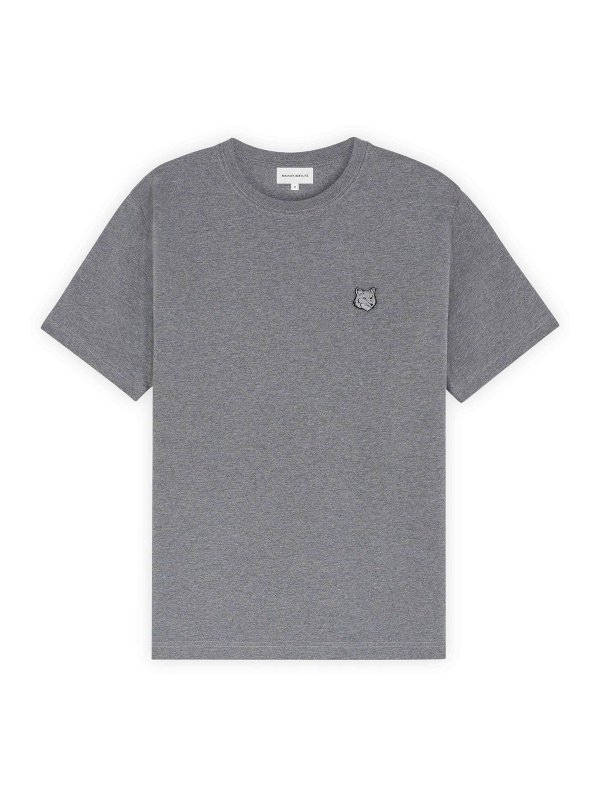MAISON KITSUNÉ: t-shirts - Bold Fox Head Patch Comfort Tee Shirt