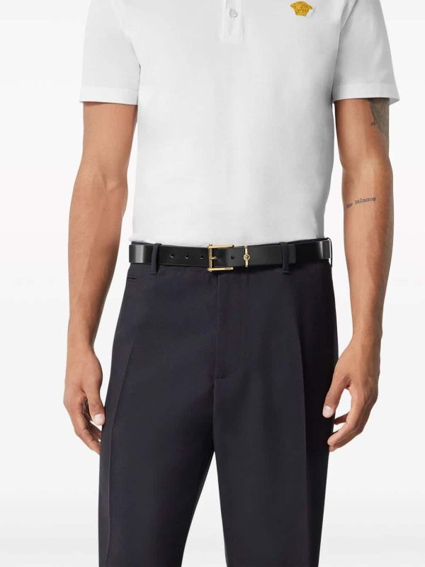 The Best Shops VERSACE: belts - Leather belt