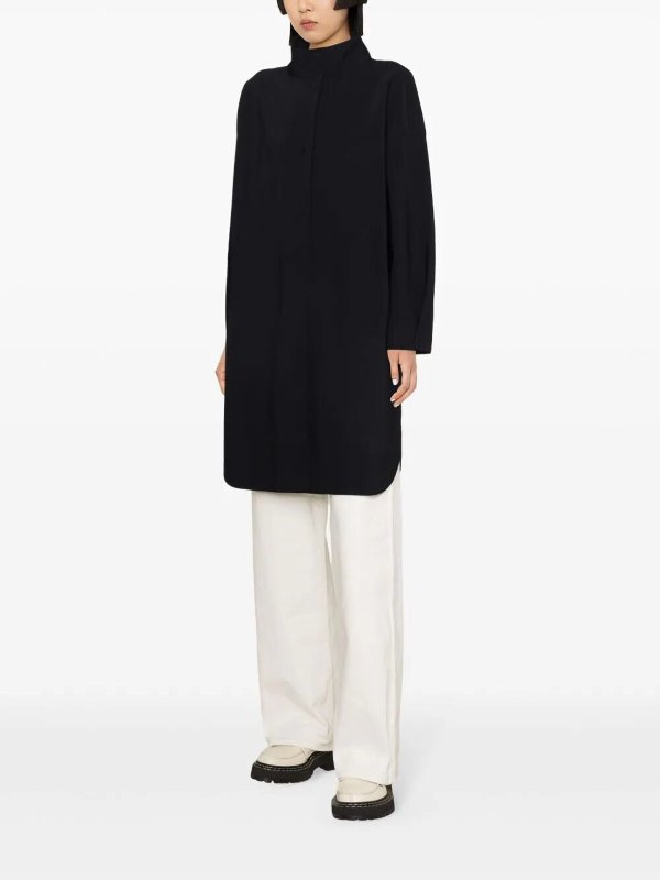 HERNO: short coats online - First-Act Pef High-Neck Coat