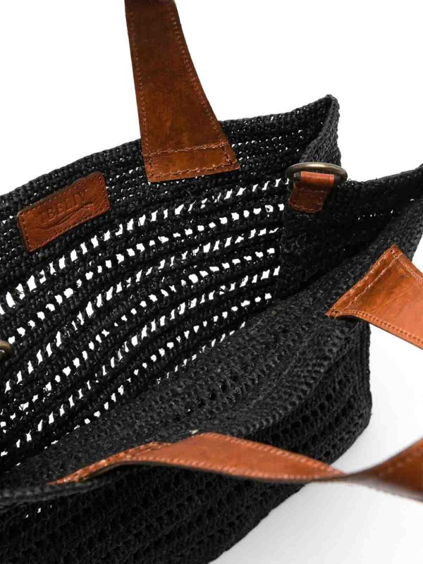 Borsa tote in paglia shop online: IBELIV