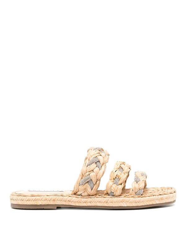 Aquazzura: エスパドリーユ - エスパドリーユ - ベージュ