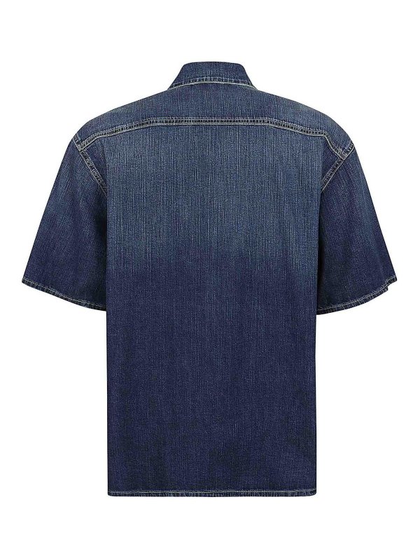 ALEXANDER MCQUEEN: Hemden online - Hemd - Dunkles Jeansblau