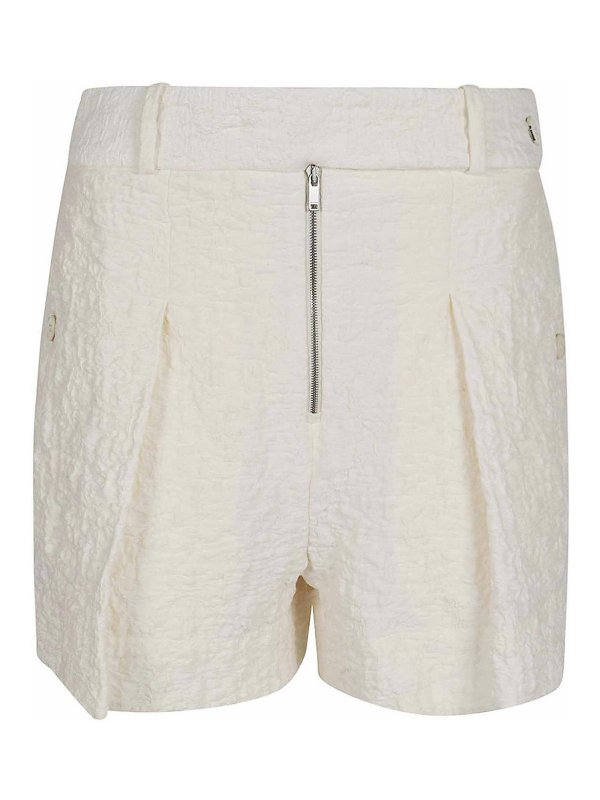 JIL SANDER: pantaloni shorts - Shorts con zip