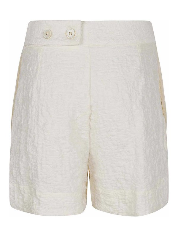 JIL SANDER: pantaloni shorts online - Shorts con zip