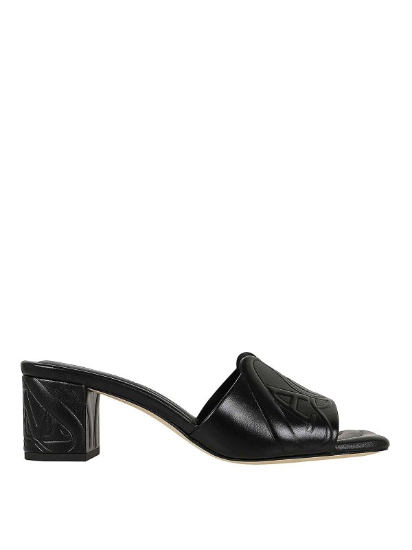 ALEXANDER MCQUEEN: sandals - Leather slipper