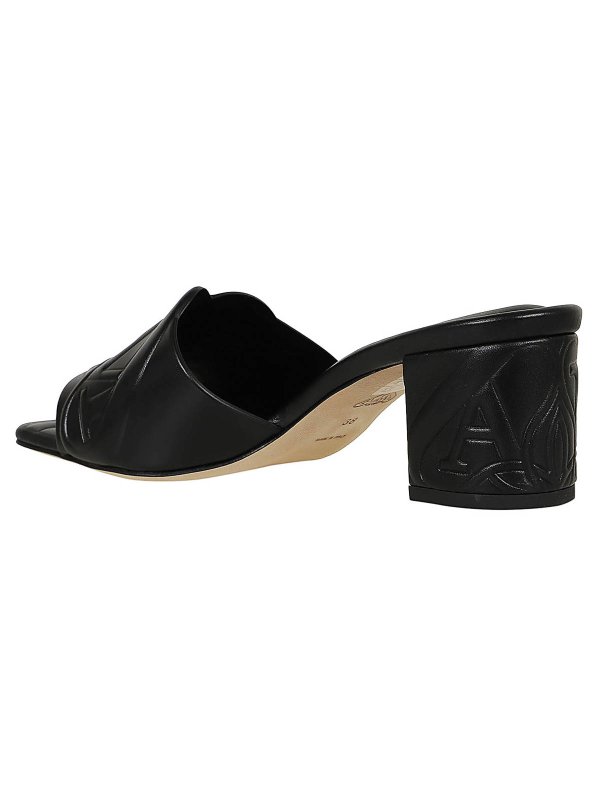 The Best Shops ALEXANDER MCQUEEN: sandals - Leather slipper