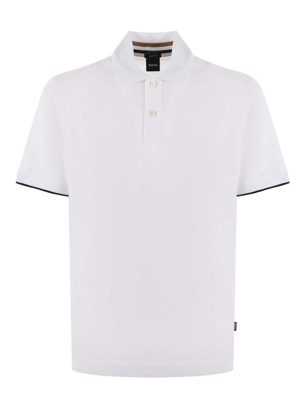 Hugo Boss: Poloshirts - Poloshirt - Weiß