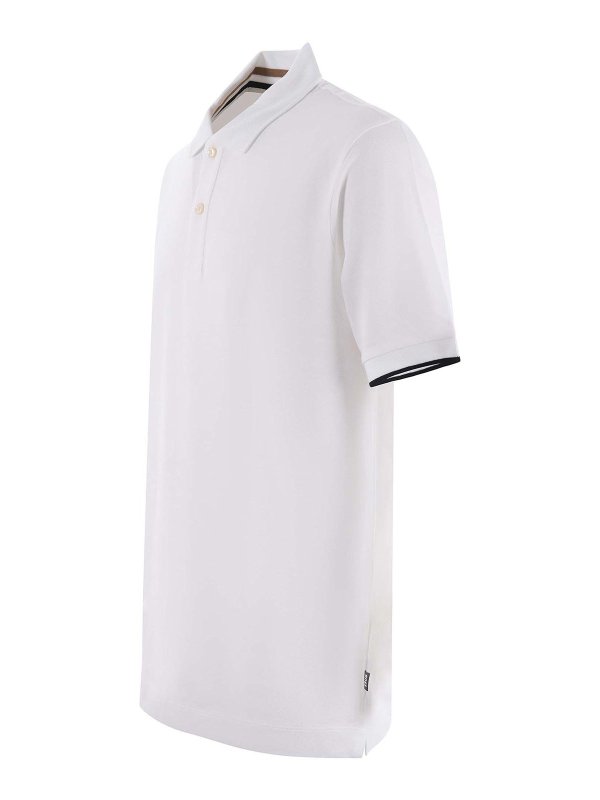 Hugo Boss: Poloshirts online - Poloshirt - Weiß
