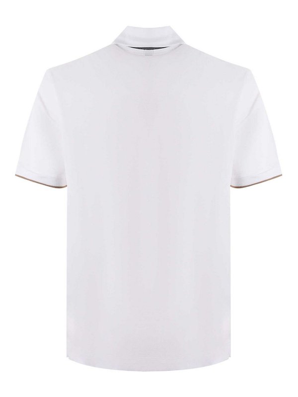 The Best Shops Hugo Boss: Poloshirts - Poloshirt - Weiß
