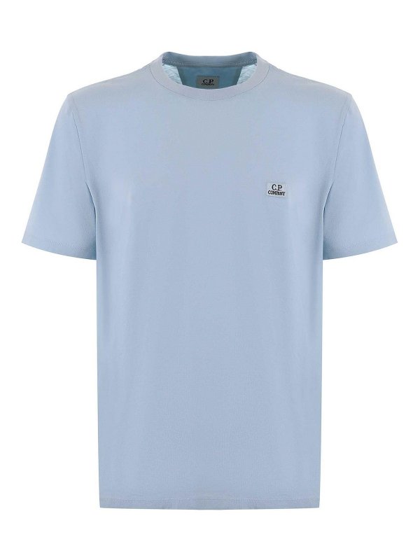 C.P. COMPANY: T-shirts - T-Shirt - Hellblau