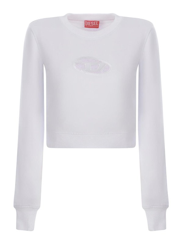 DIESEL: スウェット＆セーター - スウェットシャツ/セーター - 白