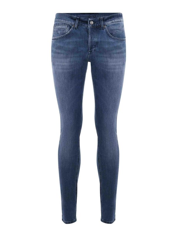 DONDUP: straight leg jeans - Stretch Denim Jeans