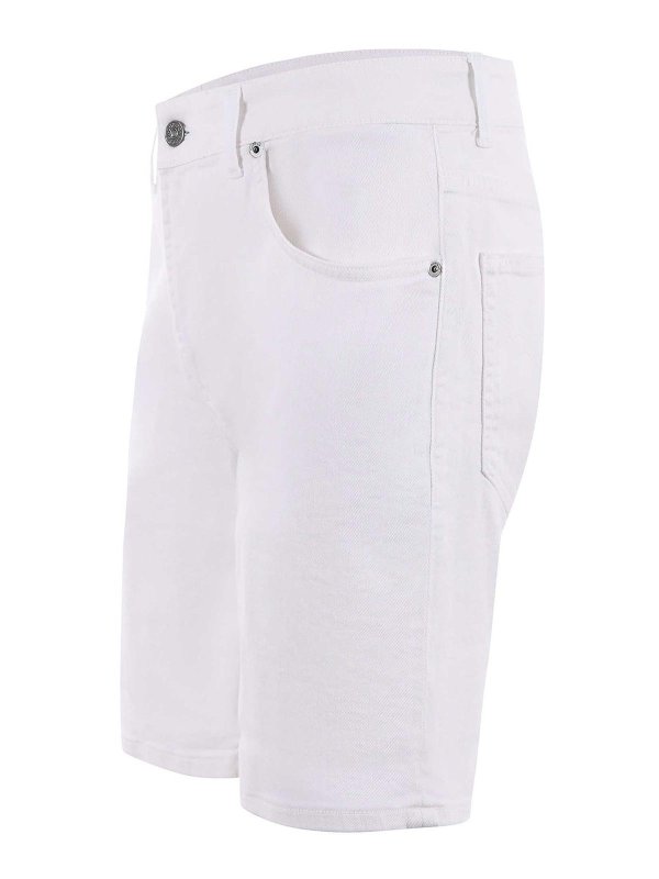 DONDUP: pantaloni shorts online - Shorts in denim elasticizzato