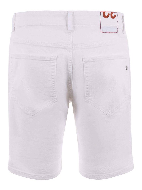 The Best Shops DONDUP: pantaloni shorts - Shorts in denim elasticizzato