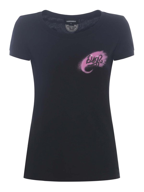 DSQUARED2: T-shirts - T-Shirt - Noir