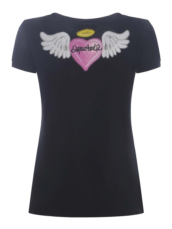 The Best Shops DSQUARED2: T-shirts - T-Shirt - Noir