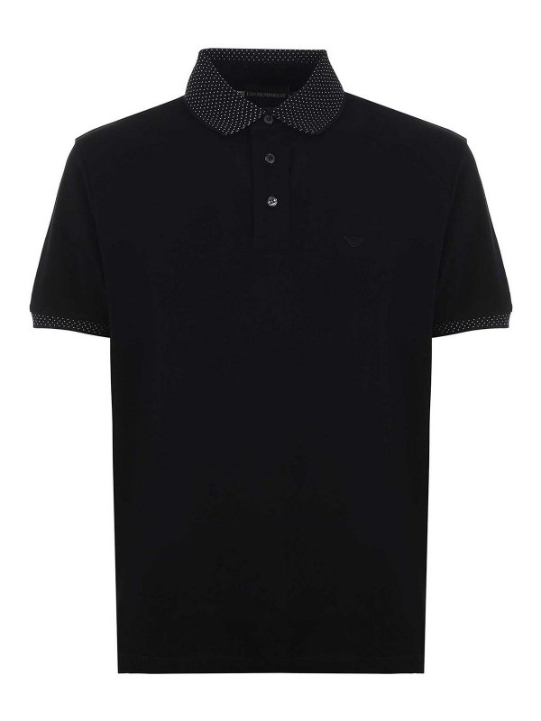 EMPORIO ARMANI: ポロシャツ - ポロシャツ - 黒