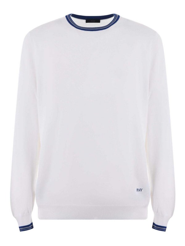 FAY: クルーネック - クルーネック - 白