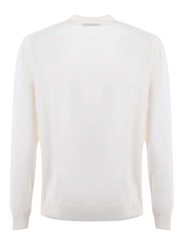 The Best Shops FILIPPO DE LAURENTIIS: Cardigans - Cardigan - Weiß