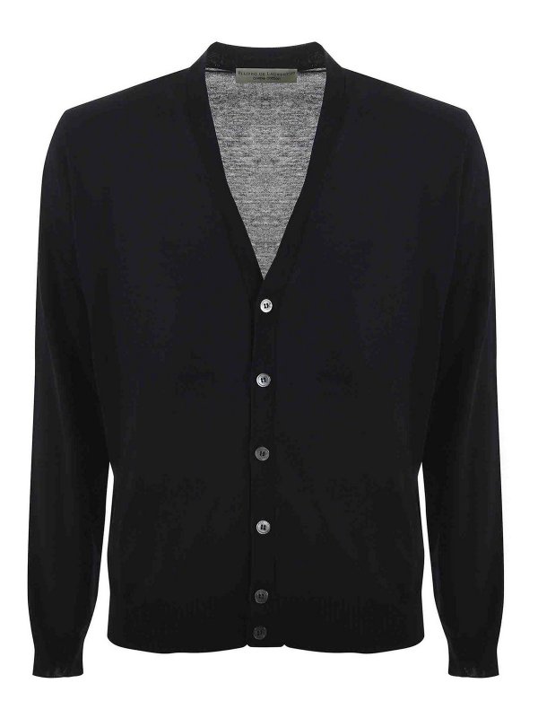 FILIPPO DE LAURENTIIS: Cardigans - Cardigan - Noir