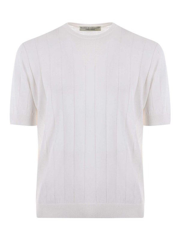 FILIPPO DE LAURENTIIS: T-shirts - T-Shirt - Blanc