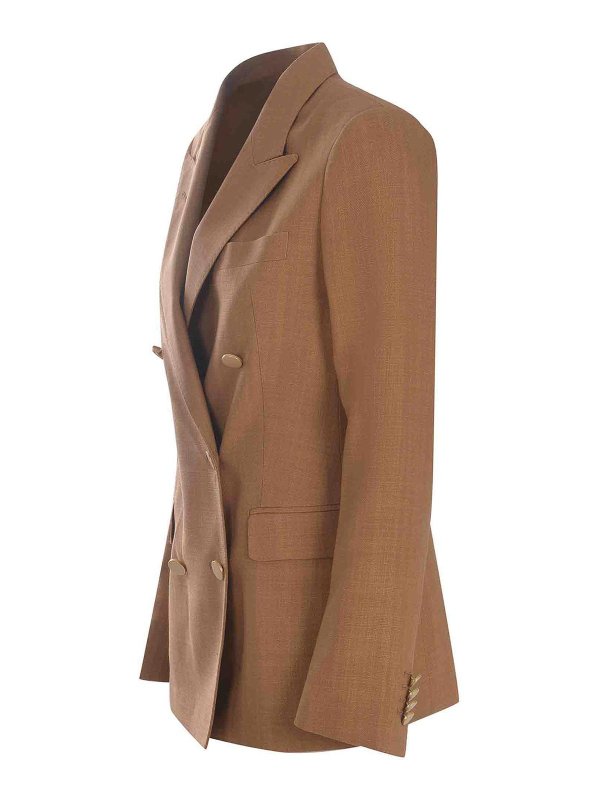 TAGLIATORE: ブレザー online - レザージャケット - キャメル